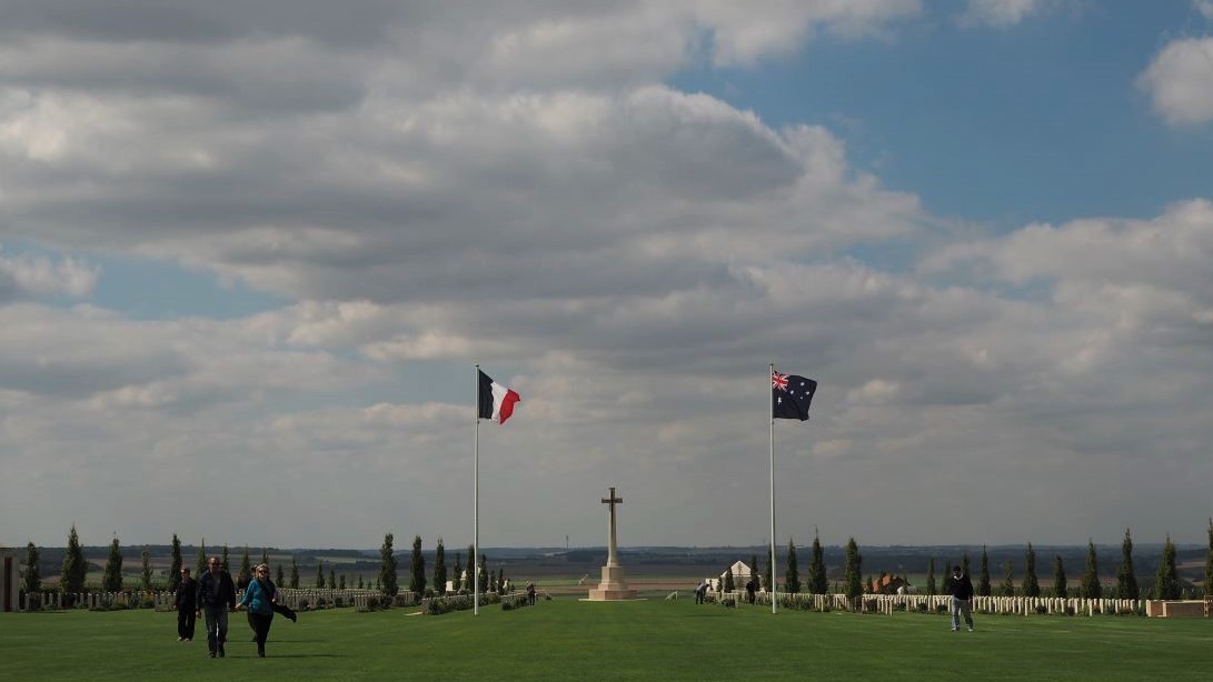 Riding My Bicycle in France: Days with Fallen Australian Soldiers